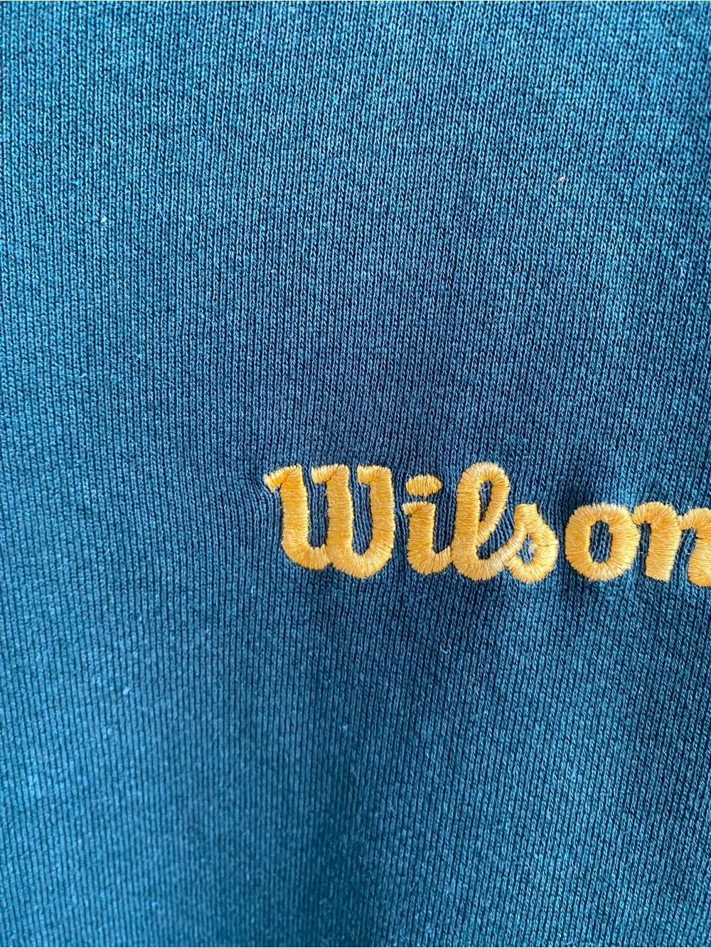 Wilson Vintage Men's Crewneck Sweatshirt in Forest Green